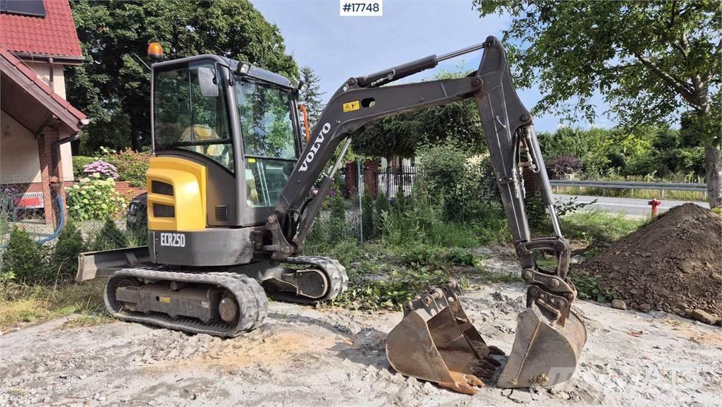 Volvo ECR25D Mini kotrók < 7t