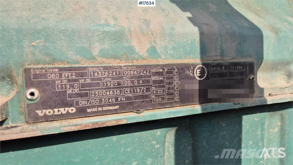 Volvo EW 180 B Gumikerekes kotrók