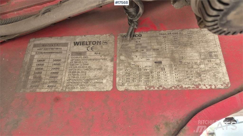 Wielton NJ 4 Mélybölcsős félpótkocsik