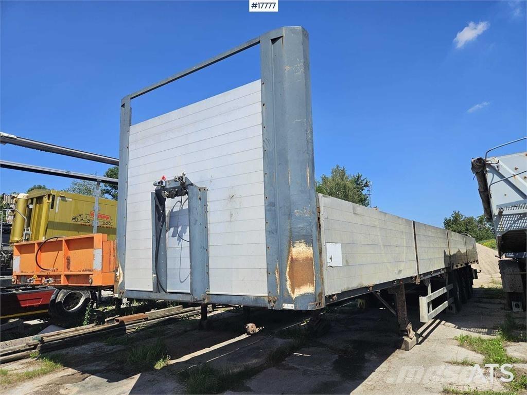 Zaslaw D-651 Platós / Ponyvás félpótkocsik