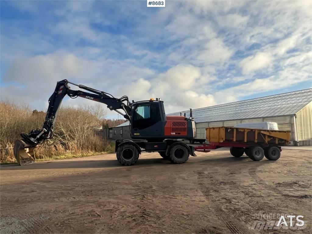 Atlas 160W Gumikerekes kotrók