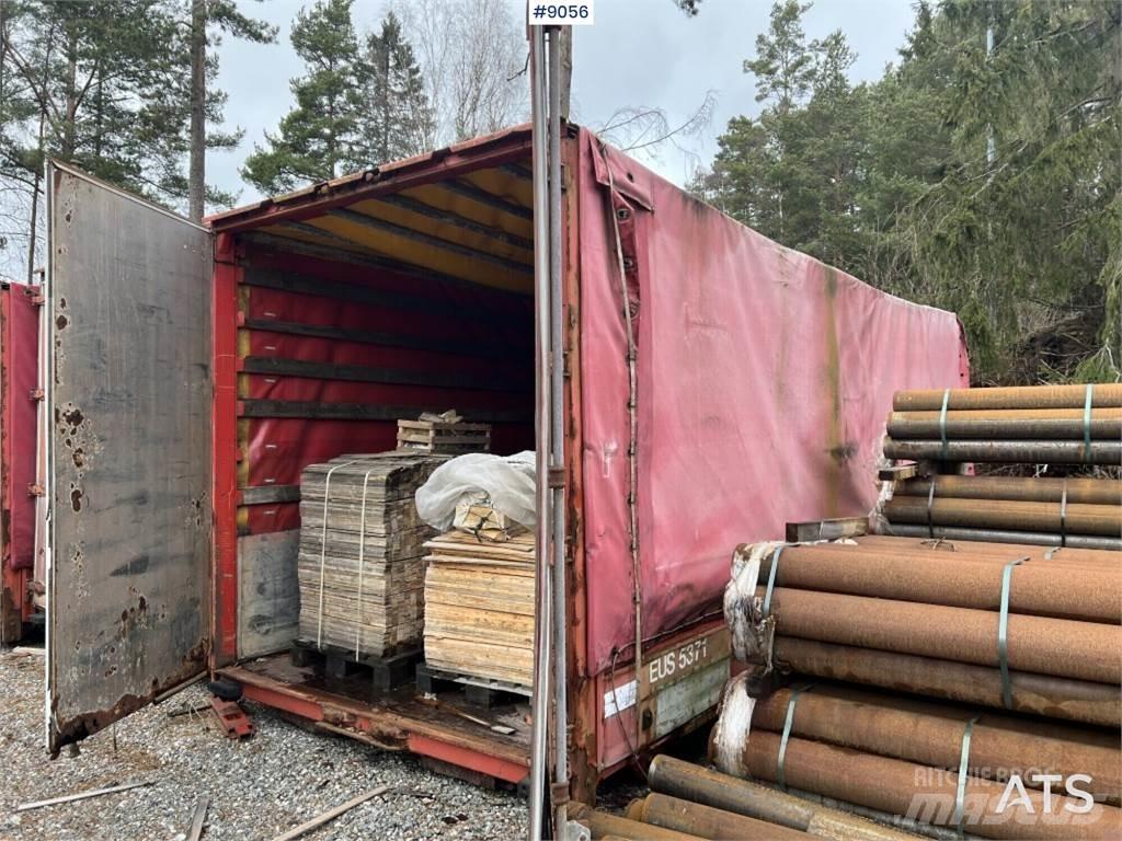  Container Med kapell Építőipari barakkok