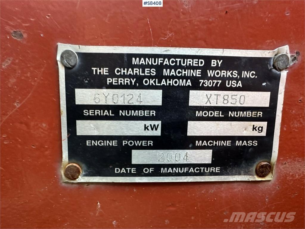 Ditch Witch XT850 Kompaktrakodók