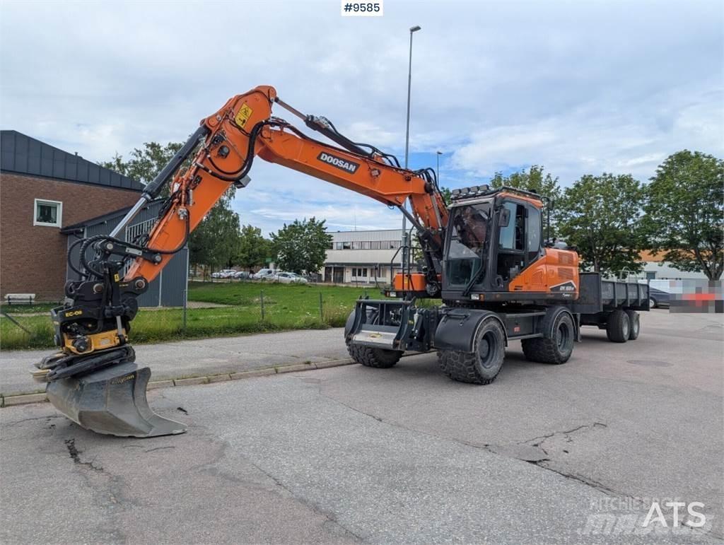 Doosan DX160W-7 Gumikerekes kotrók