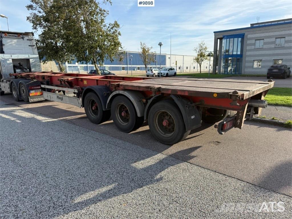 Fliegl SDS 400 Konténerkeret / Konténeremelő félpótkocsik