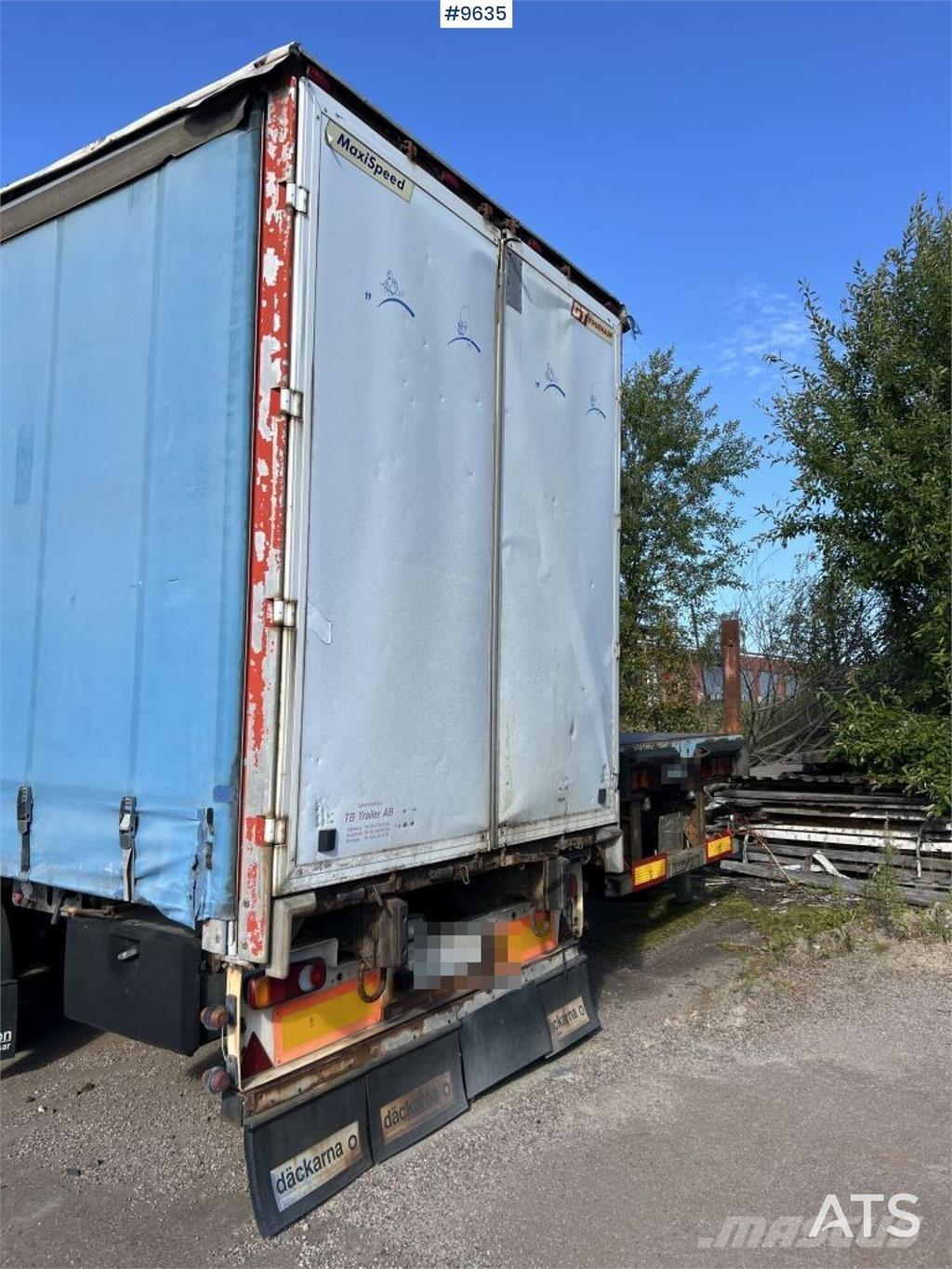 Fruehauf SS136/P3S Elhúzható ponyvás félpótkocsik