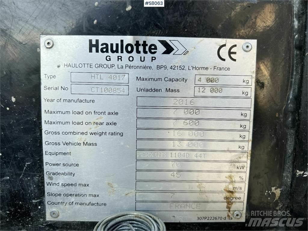 Haulotte HTL4017 Teleszkópos rakodók