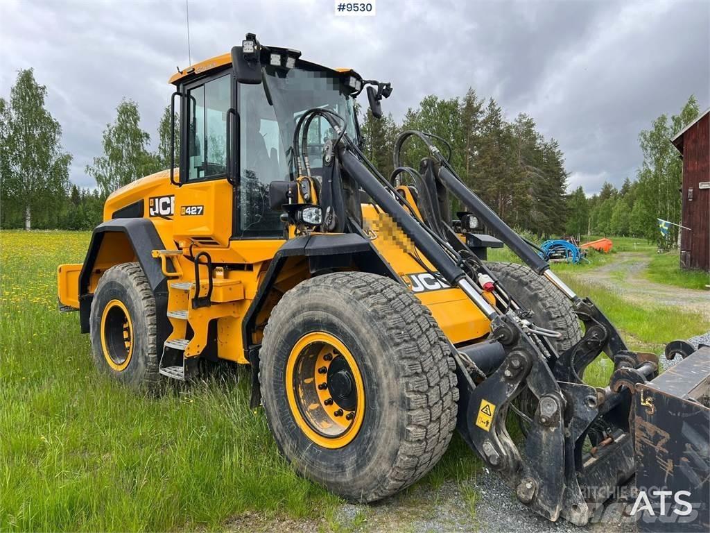JCB 427 HT Gumikerekes homlokrakodók