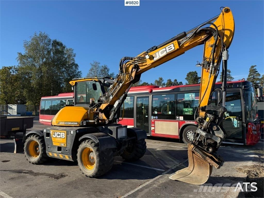 JCB Hydradig 110W Gumikerekes kotrók