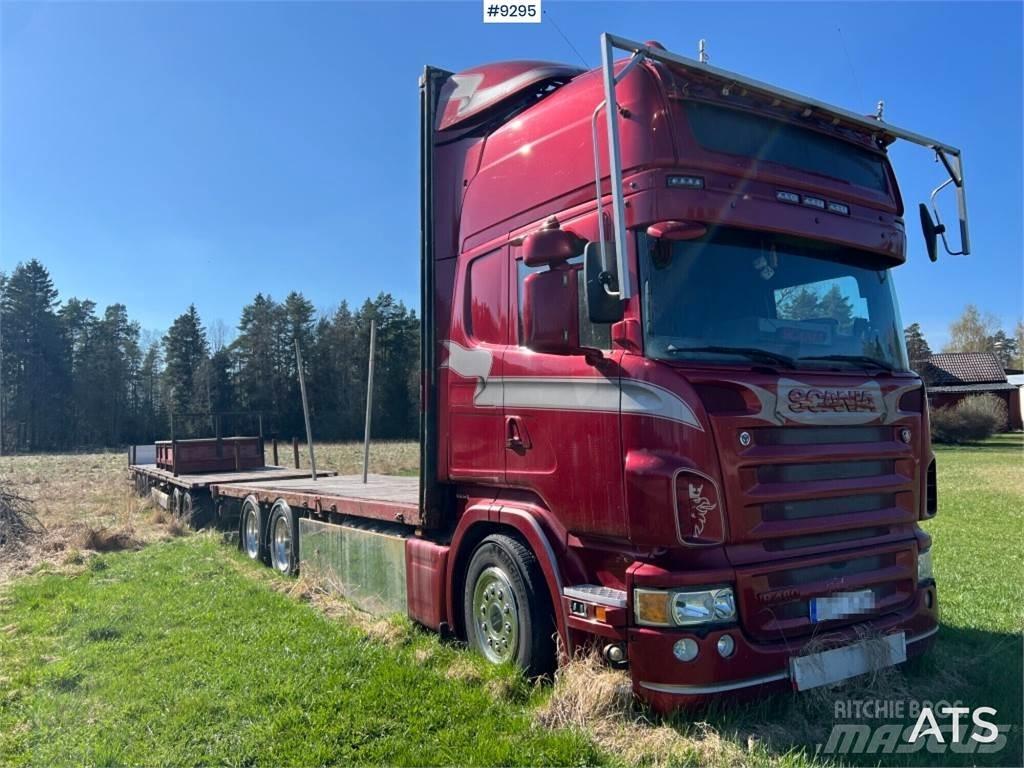 Scania R480 Platós / Ponyvás teherautók