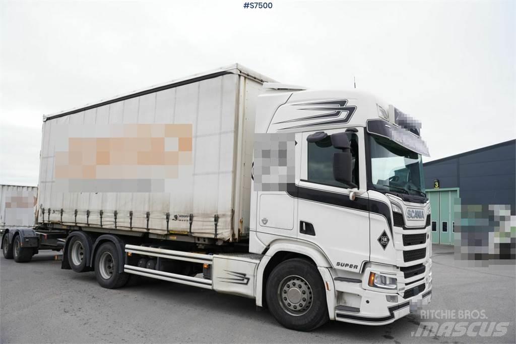 Scania R580 Dobozos teherautók