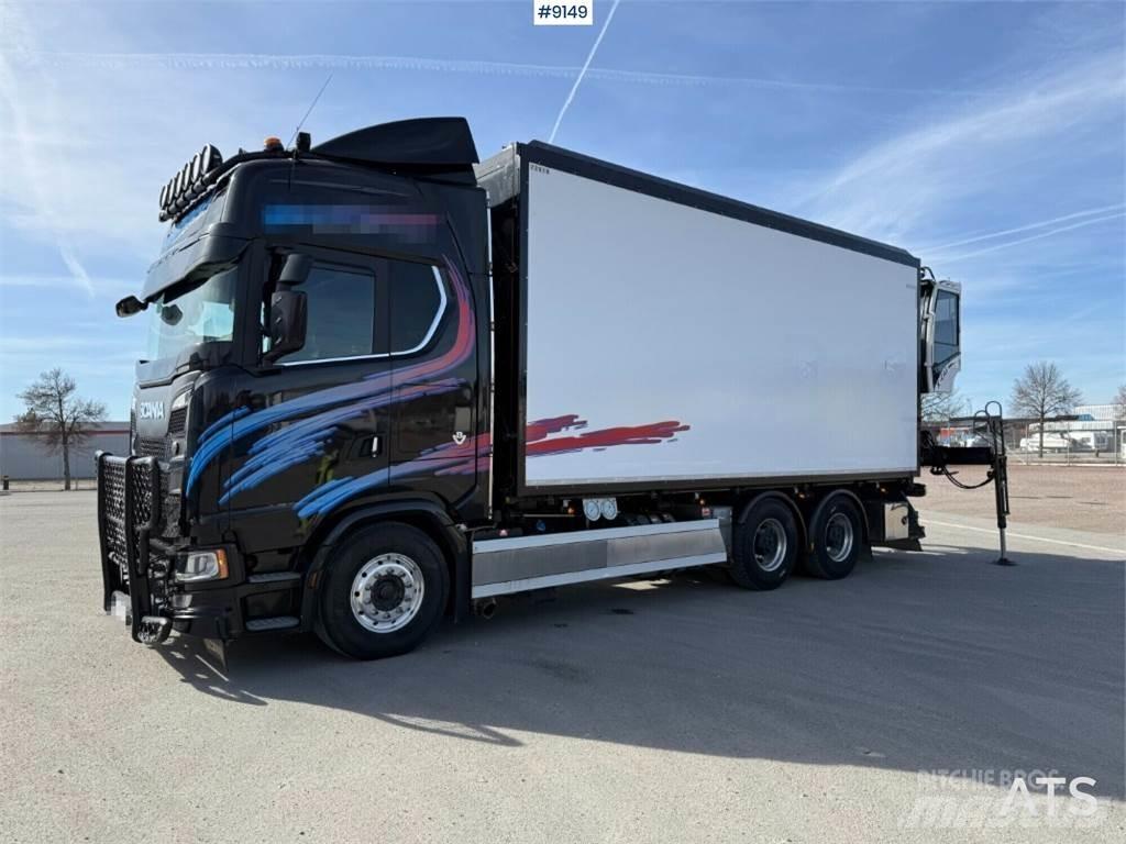 Scania S650B Dobozos teherautók