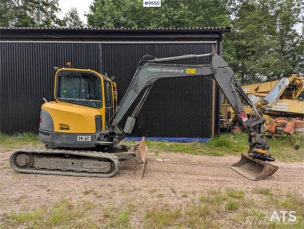 Volvo ECR58 Mini kotrók < 7t