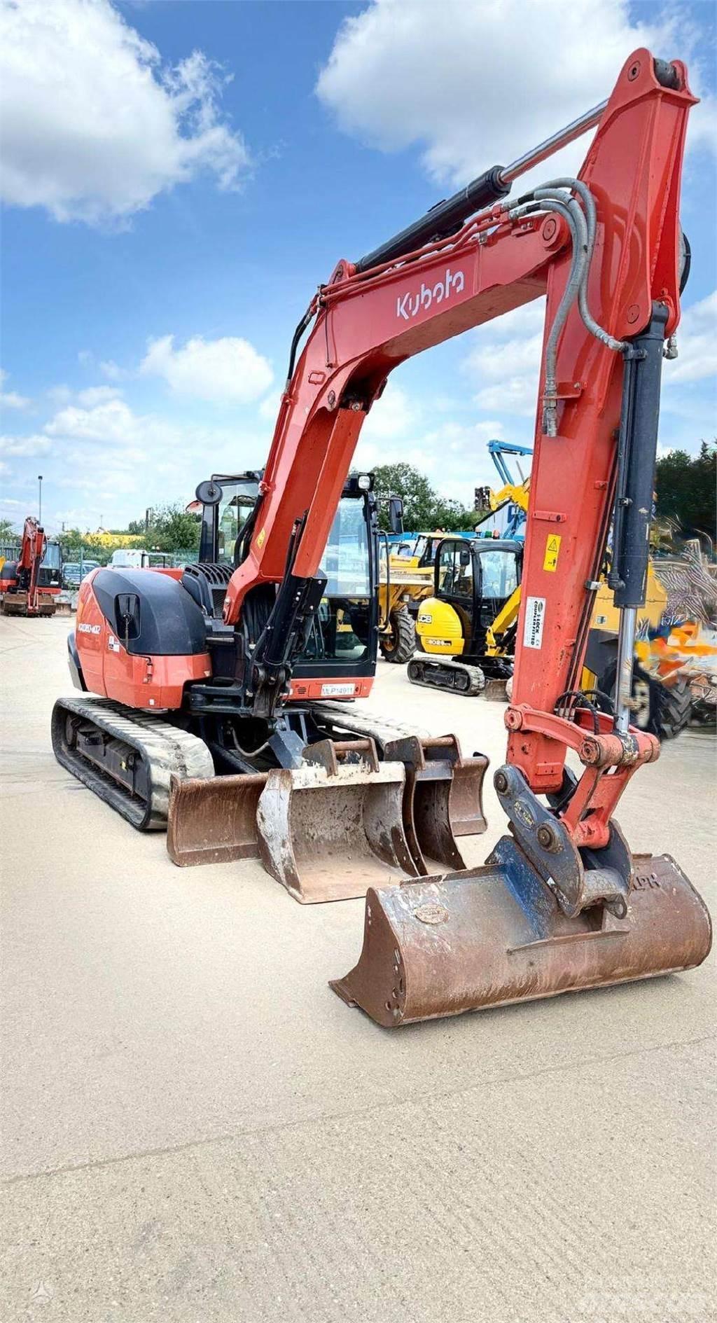 Kubota KX080-4 Lánctalpas kotrók