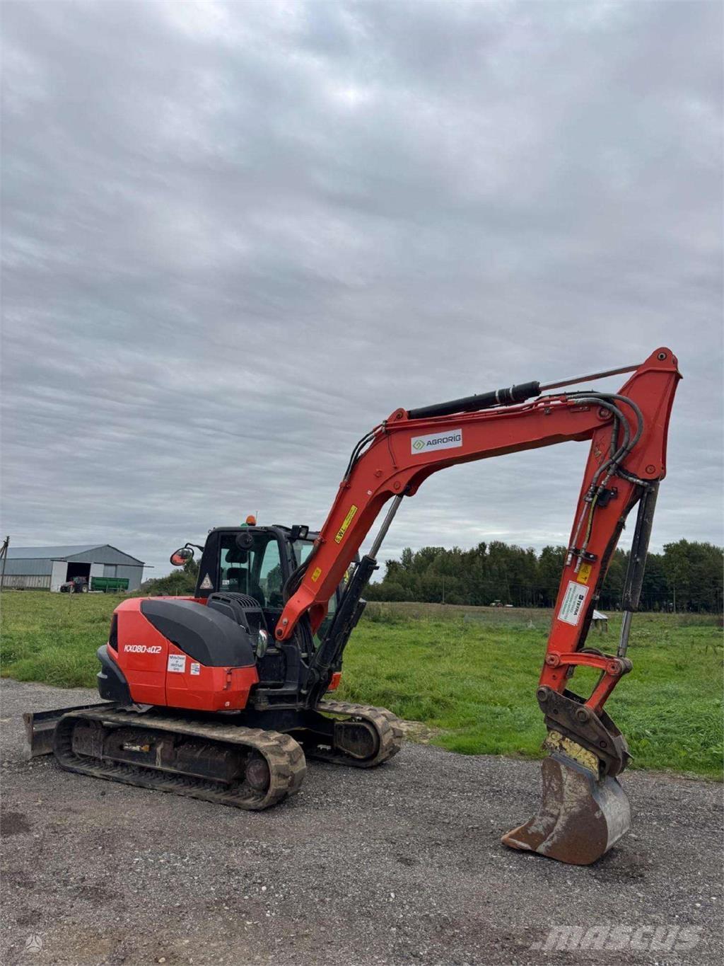 Kubota KX080-4a Lánctalpas kotrók