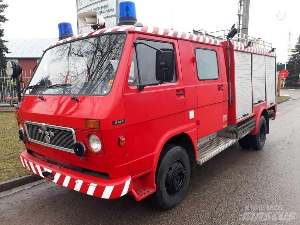 MAN VW 9136 Tűzoltó