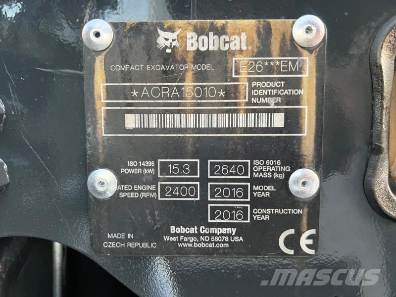 Bobcat E 26 Mini kotrók < 7t
