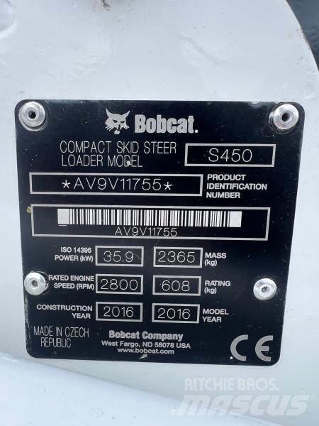 Bobcat S 450 Mini homlokrakodók