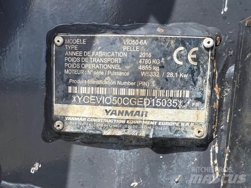 Yanmar ViO50 Mini kotrók < 7t