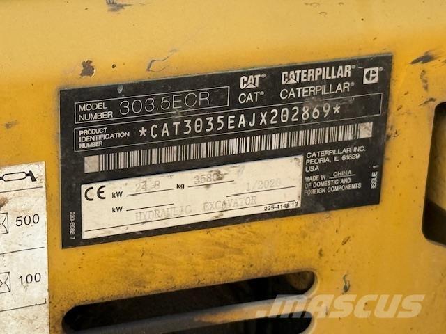 CAT 303.5ECR Mini kotrók < 7t