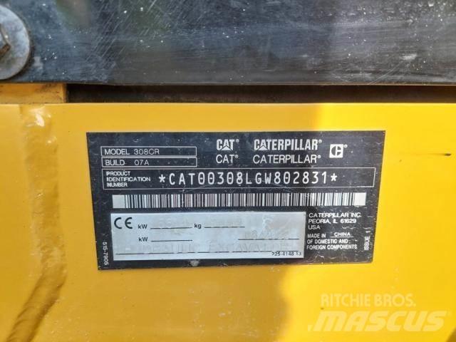 CAT 308 Mini kotrók < 7t