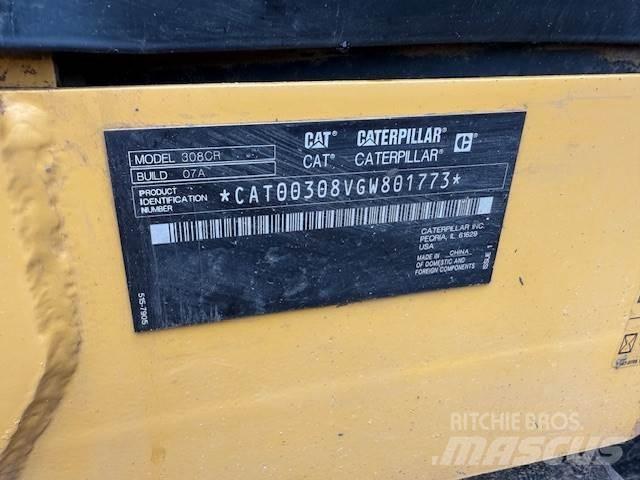 CAT 308 Mini kotrók < 7t