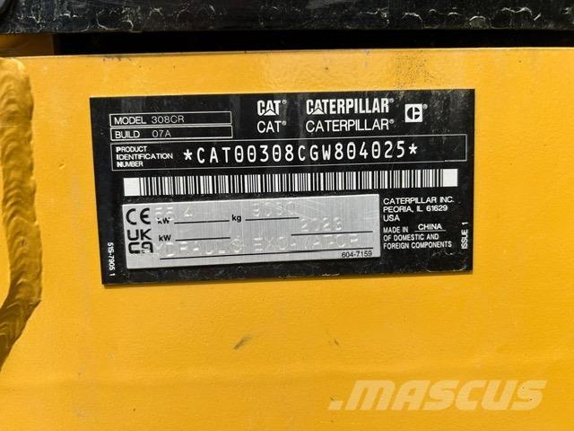 CAT 308-07 Mini kotrók < 7t