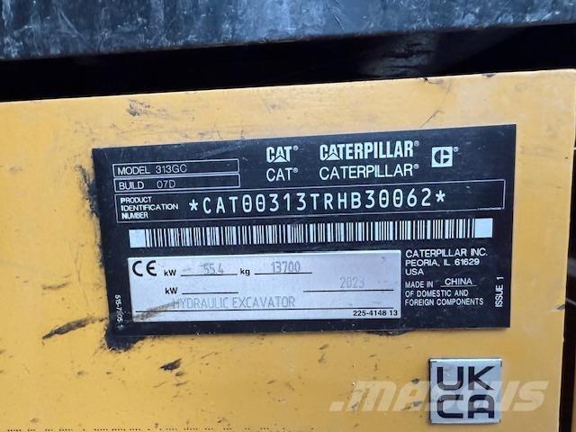 CAT 313-07 GC Lánctalpas kotrók