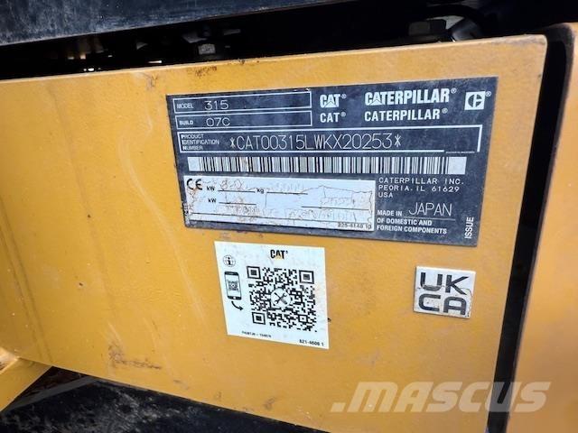 CAT 315 Lánctalpas kotrók