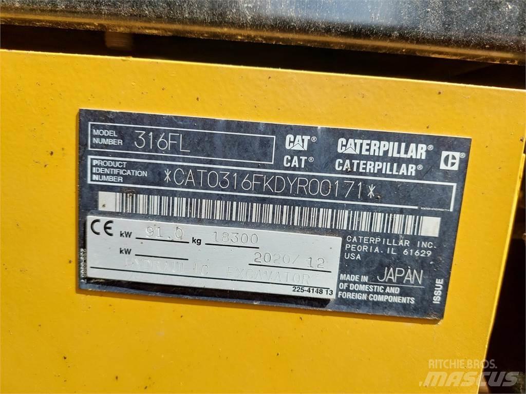 CAT 316FL Lánctalpas kotrók