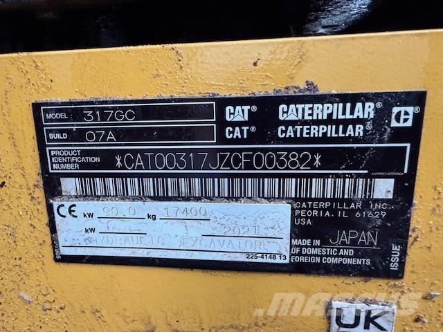 CAT 317 GC Lánctalpas kotrók