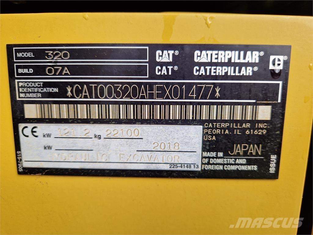 CAT 320 Lánctalpas kotrók