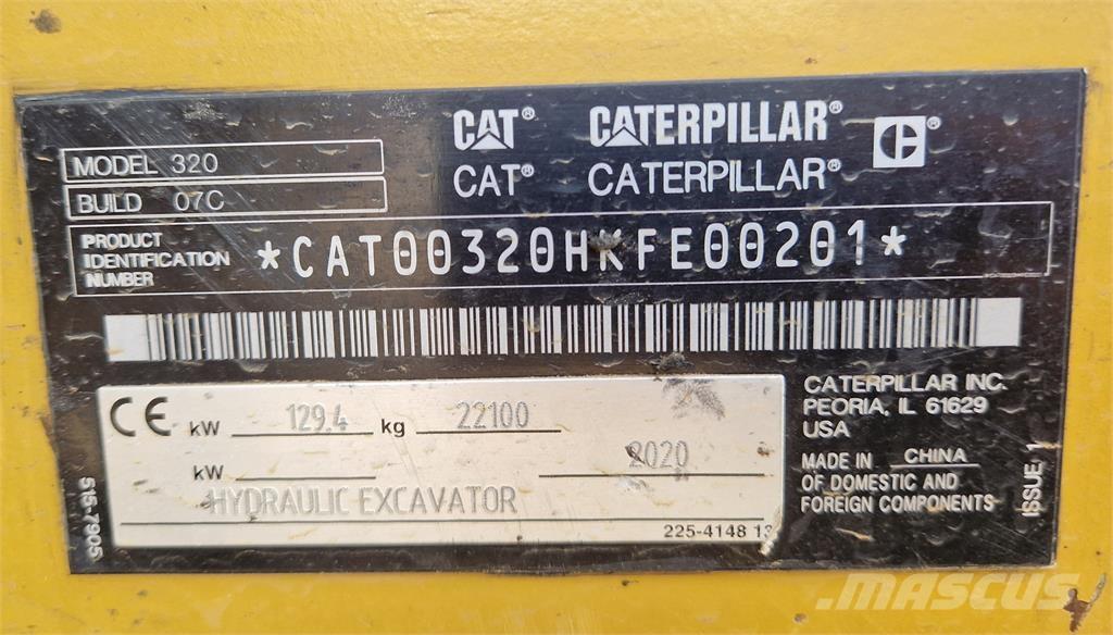 CAT 320 Lánctalpas kotrók