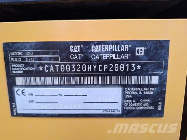 CAT 320-07 Lánctalpas kotrók