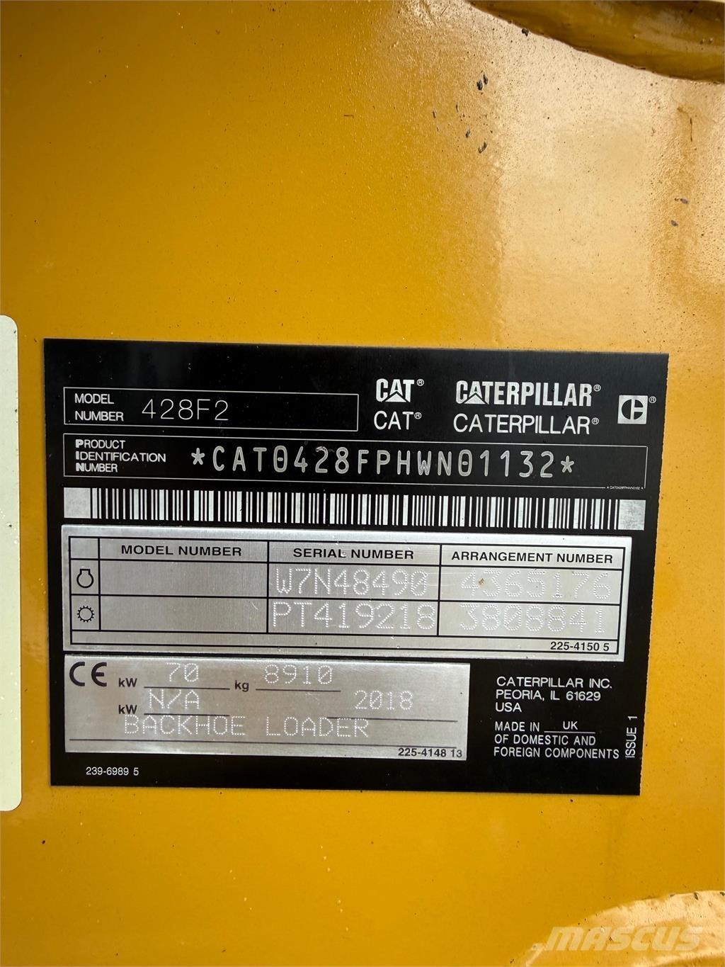 CAT 428F2 Kotrórakodók