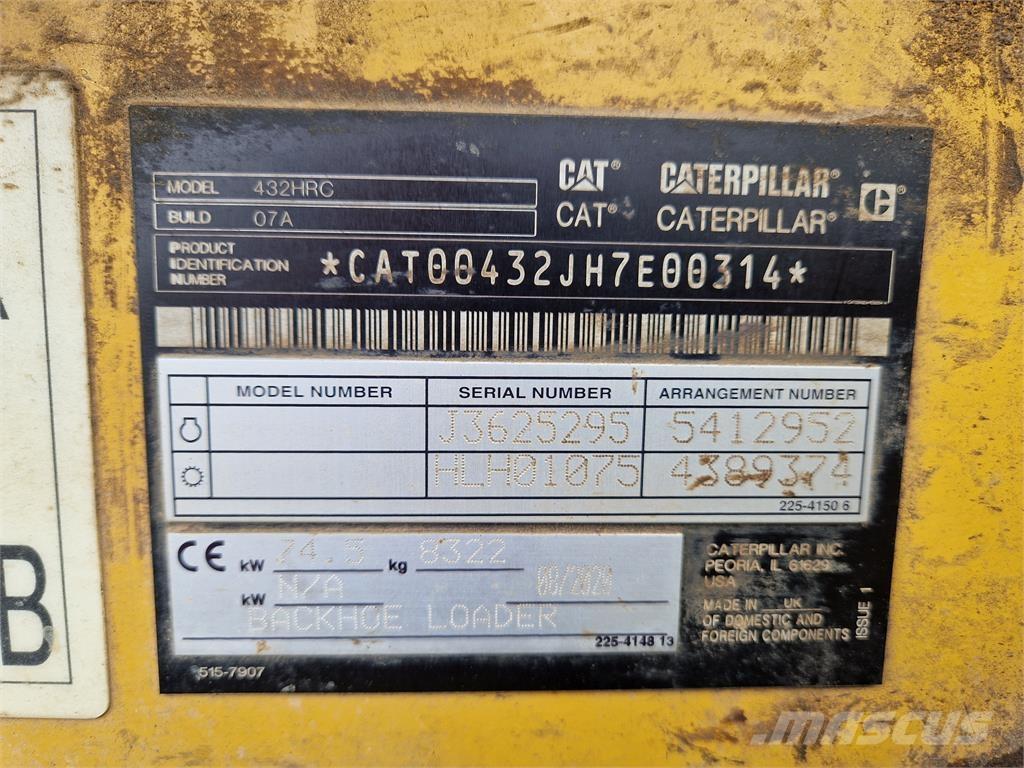 CAT 432-07 Kotrórakodók