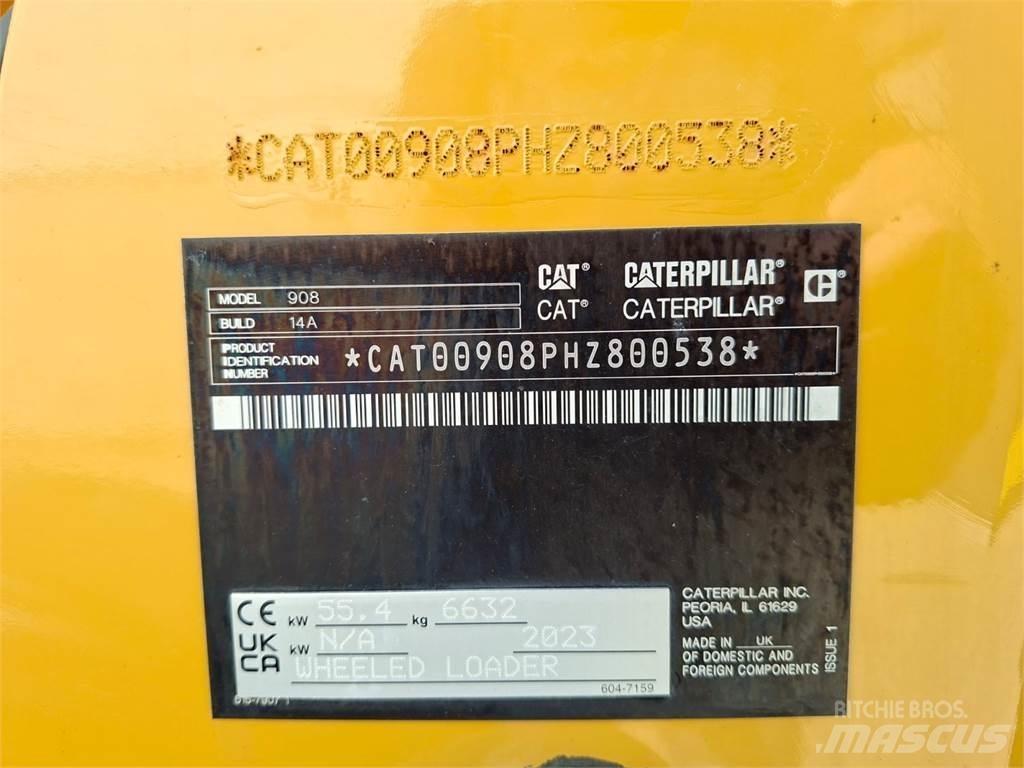 CAT 908 Gumikerekes homlokrakodók