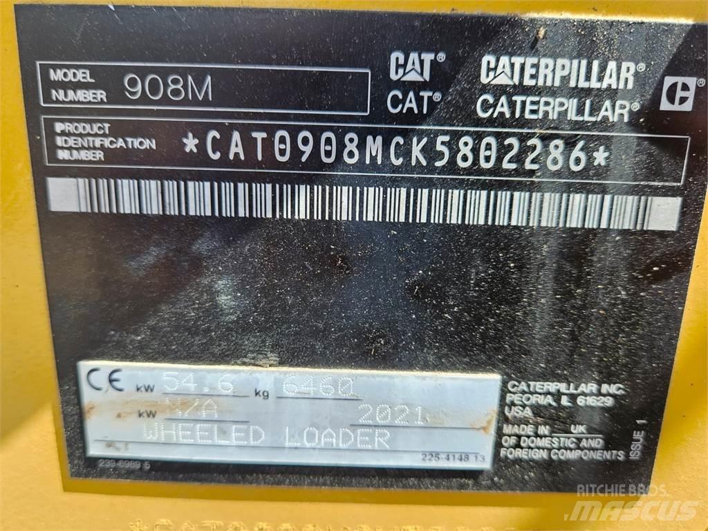 CAT 908M Gumikerekes homlokrakodók