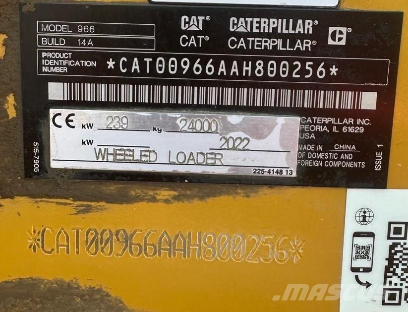 CAT 966 Gumikerekes homlokrakodók