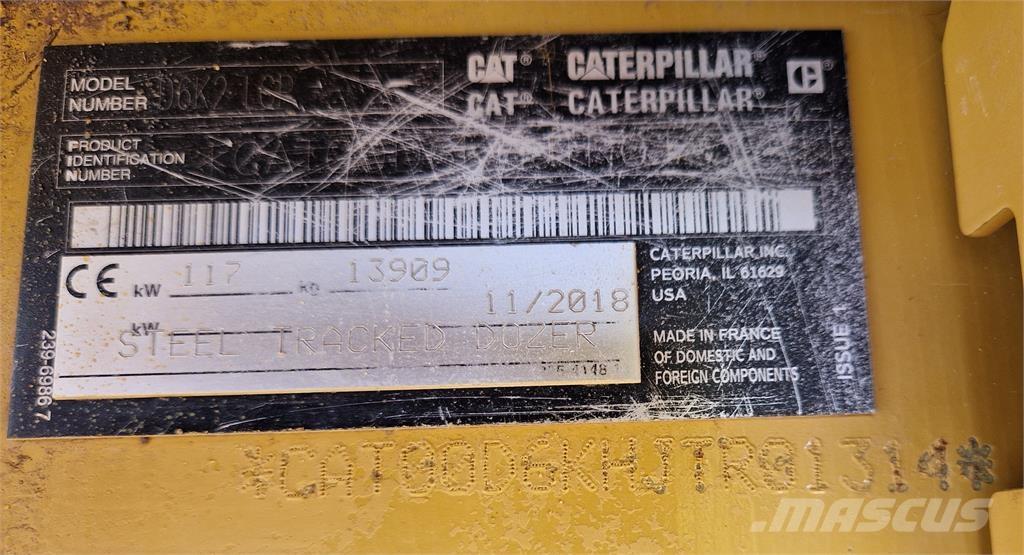 CAT D6K2 lánctalpas dózerek