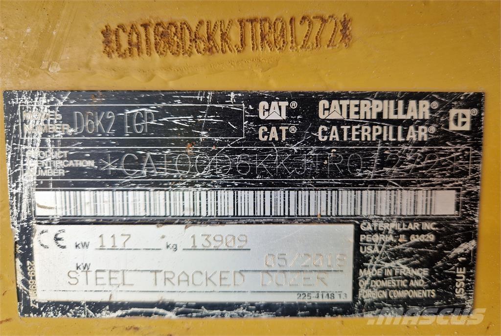 CAT D6K2 lánctalpas dózerek