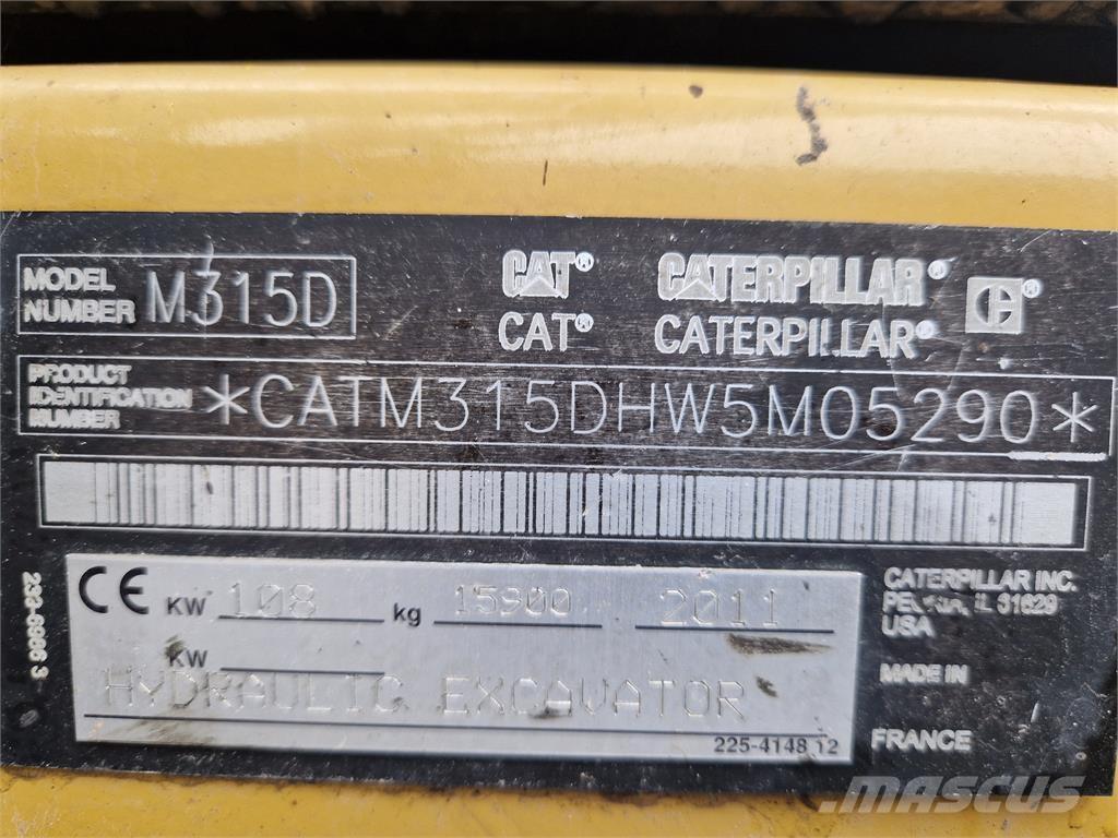 CAT M315D Építőipar - Egyebek