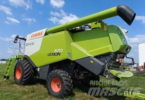 CLAAS Lexion 670 Kombájnok