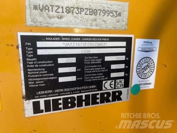 Liebherr L 538 V Gumikerekes homlokrakodók