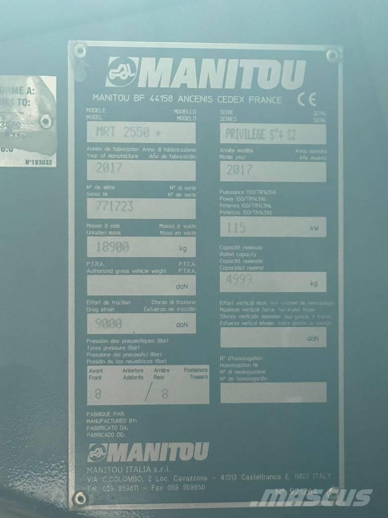 Manitou MRT 2550 Teleszkópos rakodók