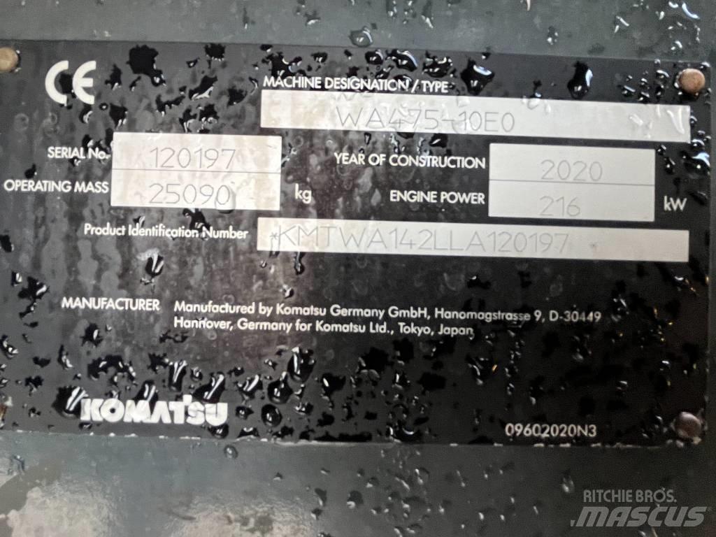 Komatsu WA 475-10 Mini homlokrakodók