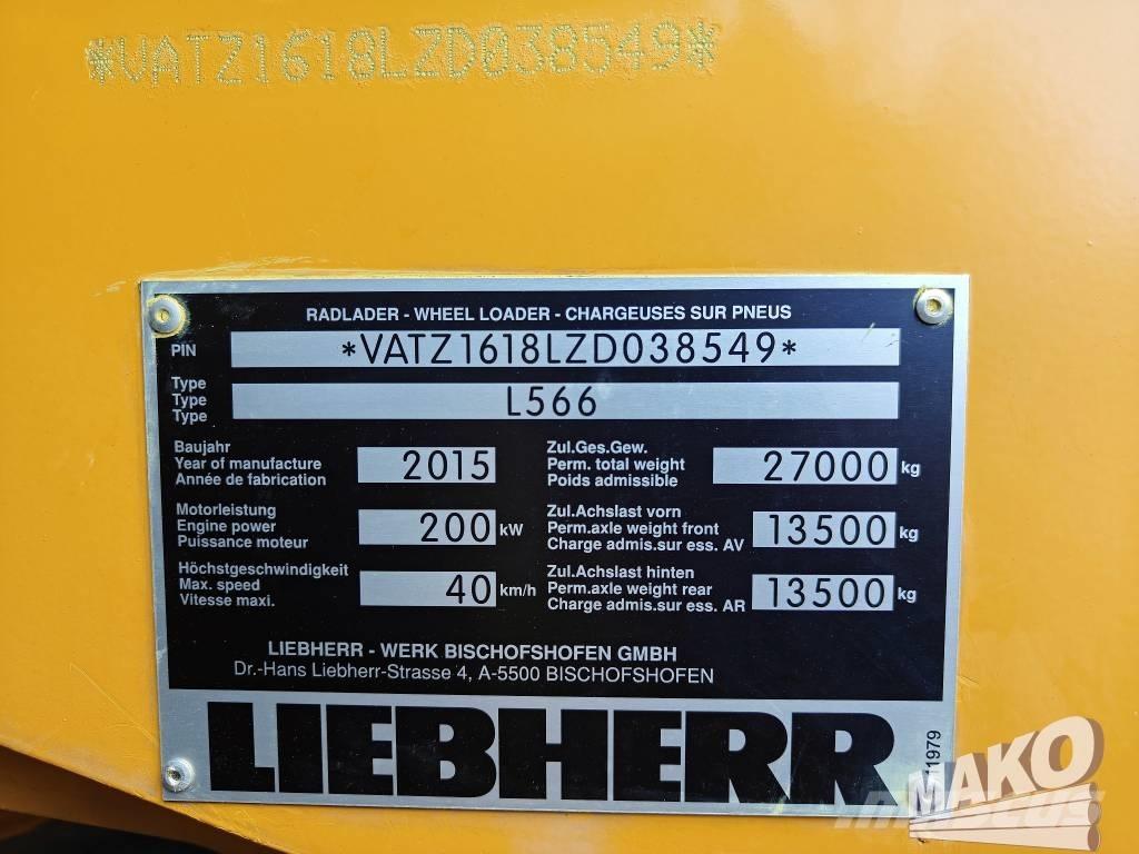 Liebherr L 566 Gumikerekes homlokrakodók
