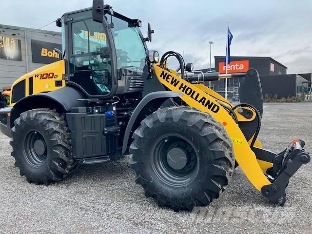 New Holland W 100 Gumikerekes homlokrakodók