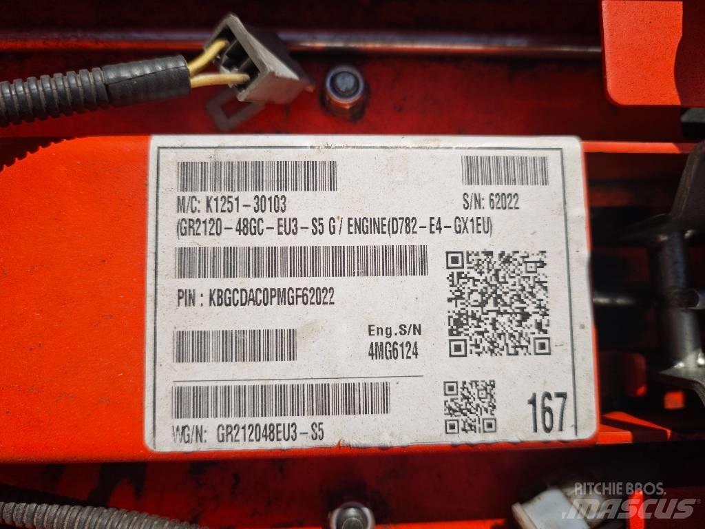 Kubota GR 2120 Ráülős fűnyírók