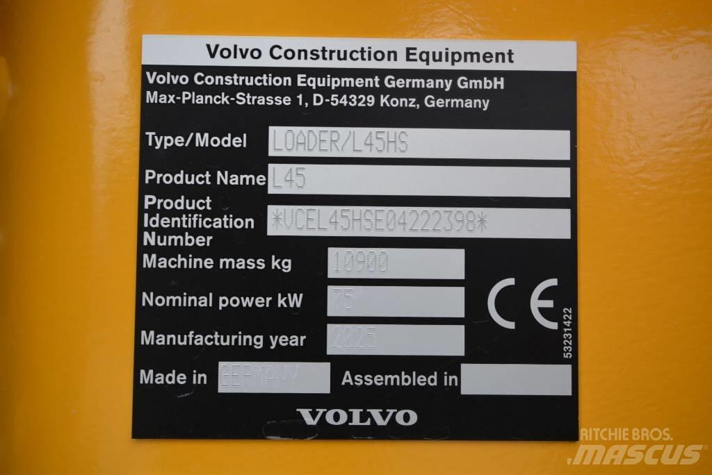 Volvo L 45 HS Gumikerekes homlokrakodók